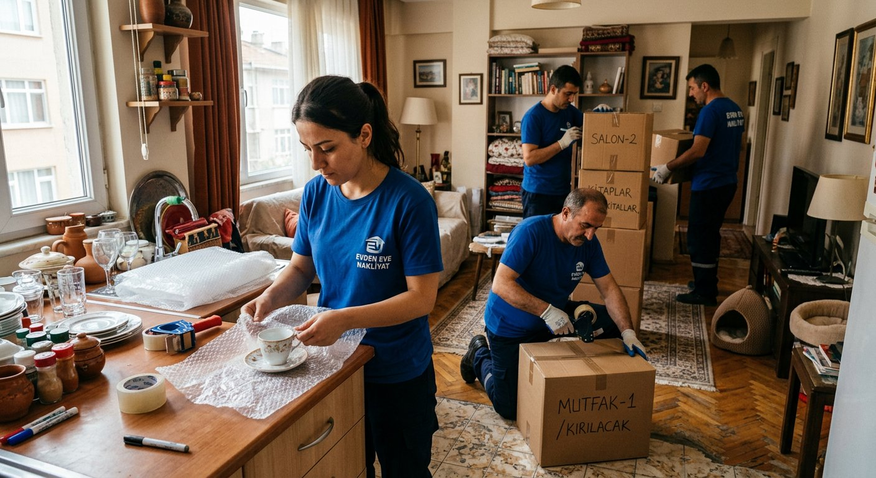 parçaların sıra numarasıyla ayrılması