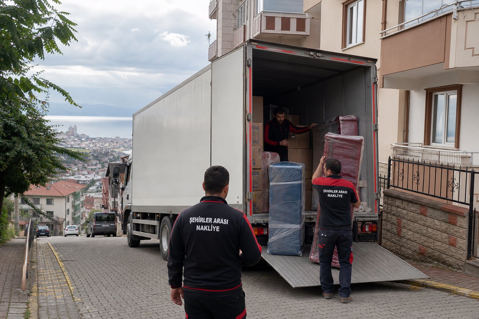 Ortacami Mahallesi araç yükleme düzeni